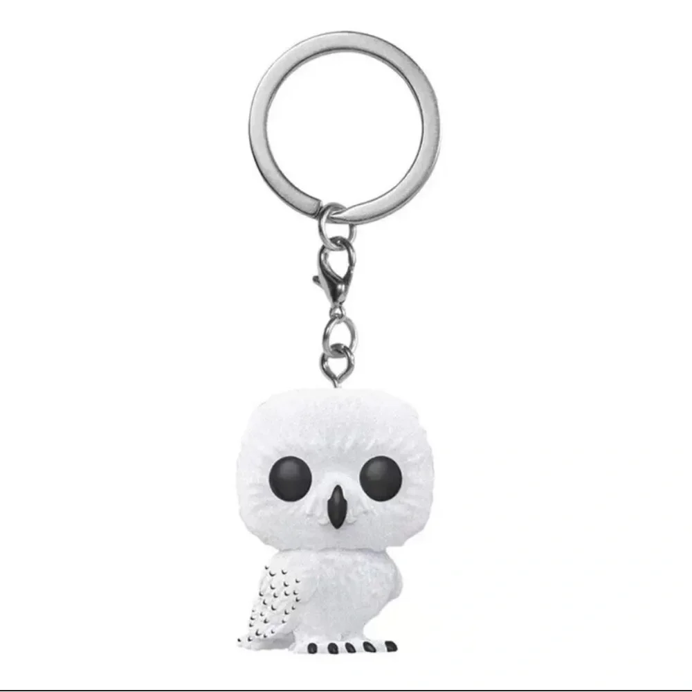 Funko Pop Flocked Harry Potter Hedwig Miniature Keychain